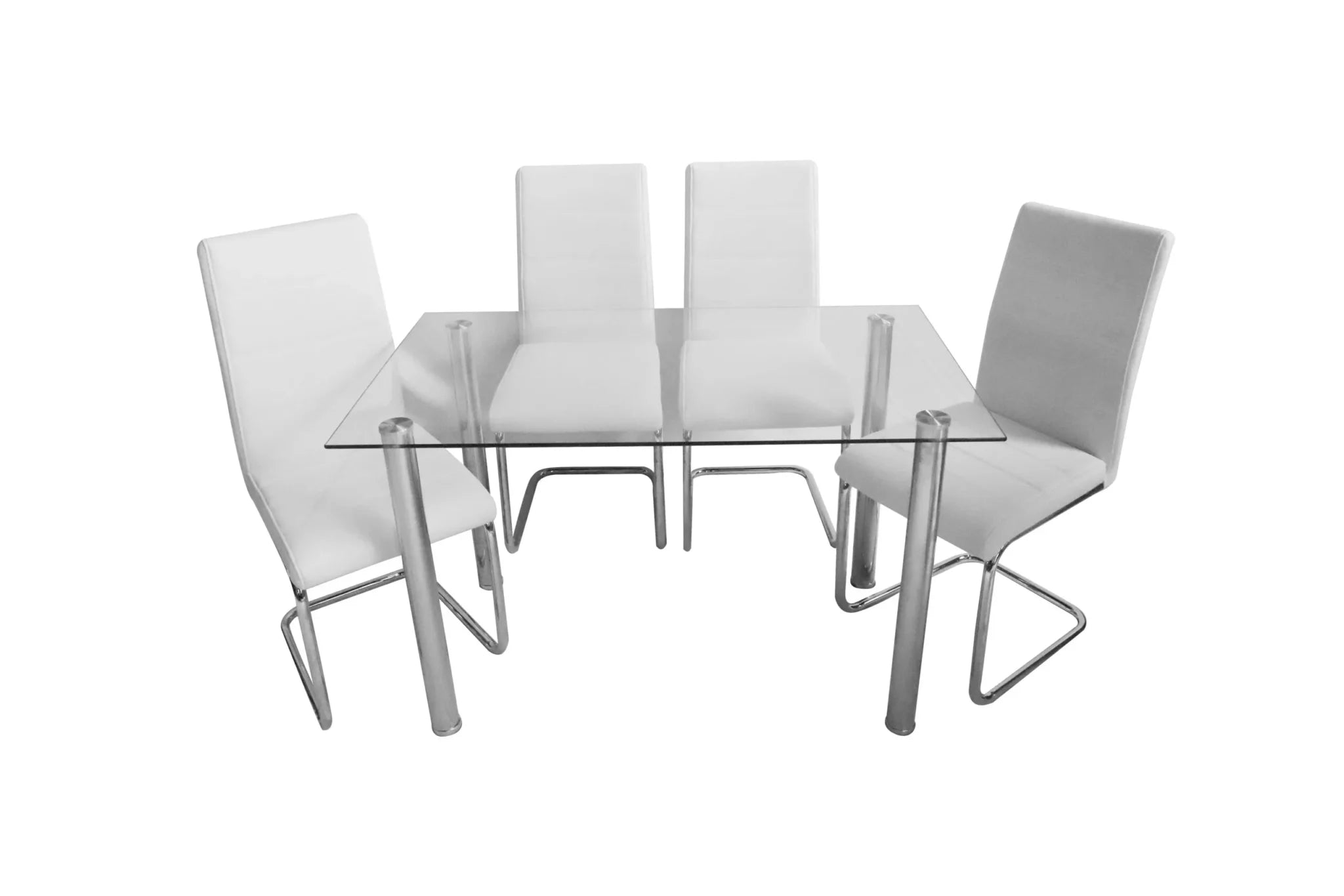 ROMAN 5-PIECE RECTANGULAR DINING TABLE SET