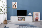 Roma TV stand 63-INCH White