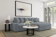 BLAINE UPHOLSTERED REVERSIBLE CHAISE SECTIONAL SOFA FOG