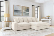 BLAINE UPHOLSTERED REVERSIBLE CHAISE SECTIONAL SOFA SAND
