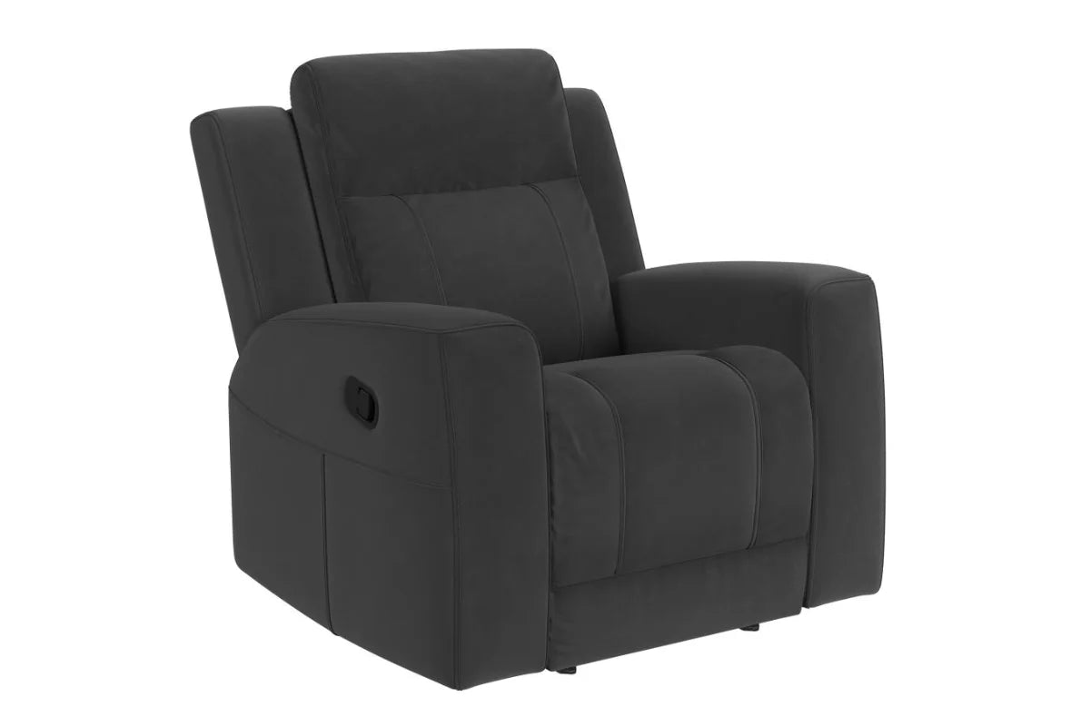 Brentwood  Upholstered Reclining Sofa Set Charcoal