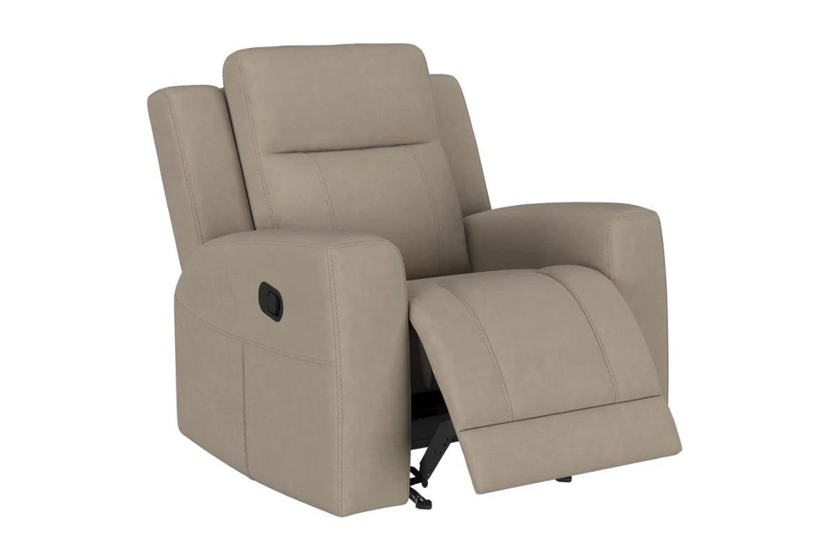 Brentwood Upholstered Reclining Sofa Set Taupe