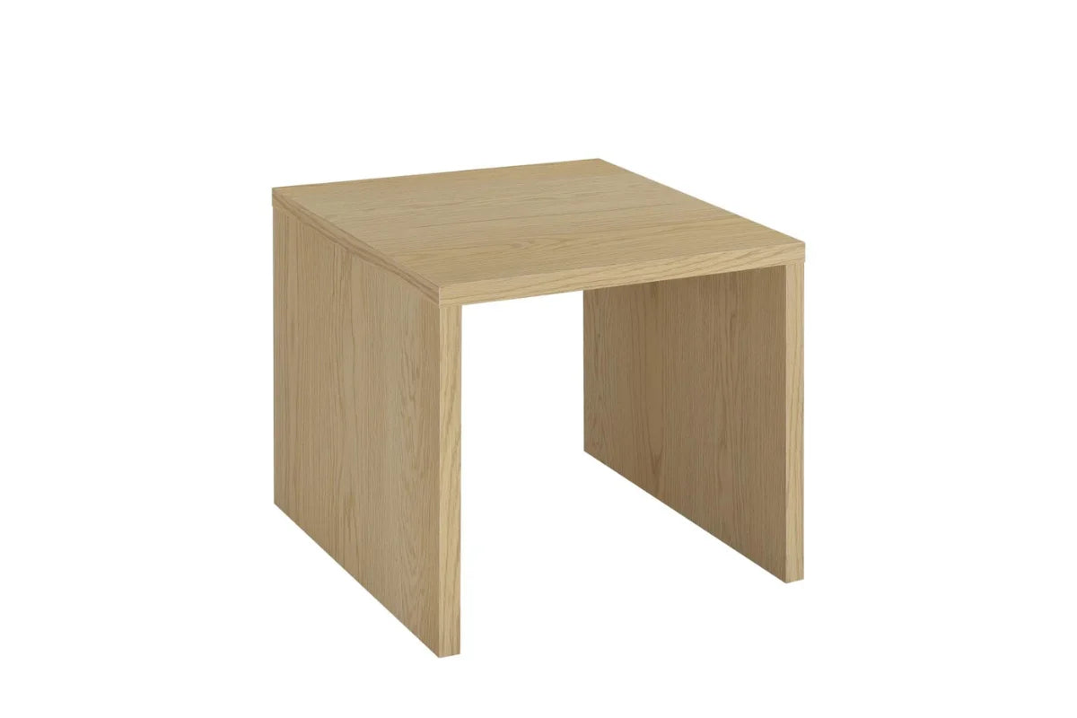 CANOGA ENGINEERED WOOD ACCENT SIDE END TABLE LIGHT OAK