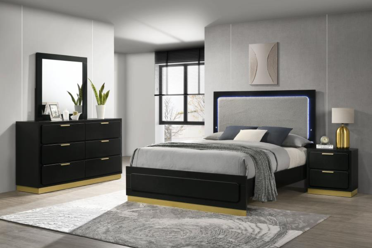 CARAWAY  BEDROOM SET BLACK