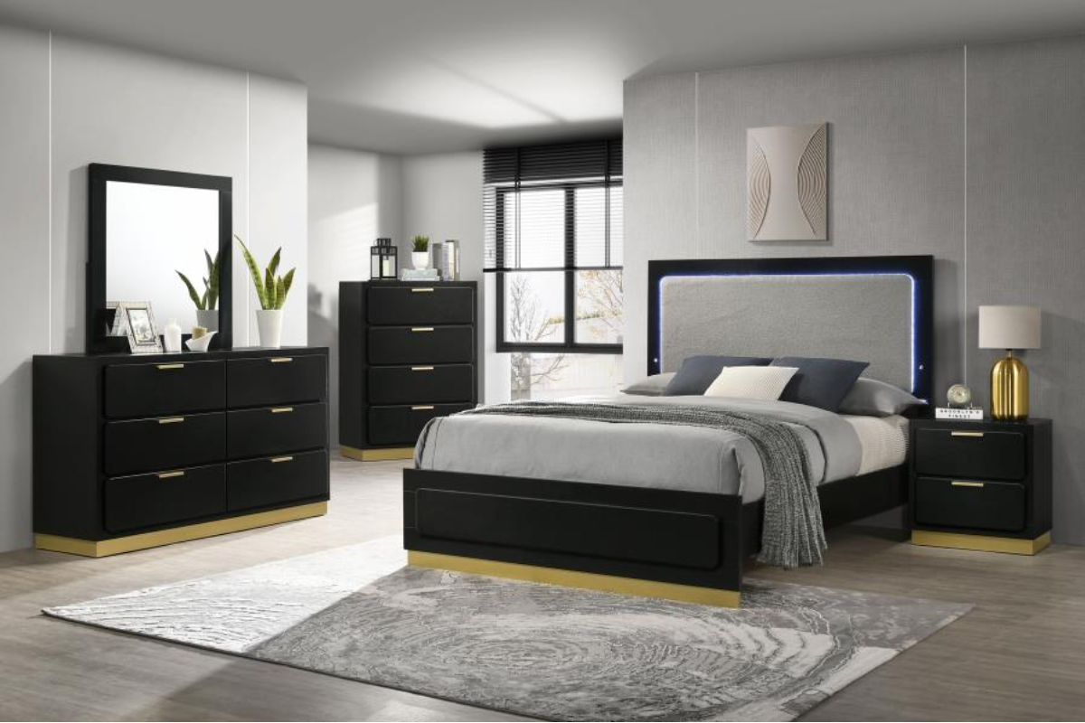 CARAWAY  BEDROOM SET BLACK