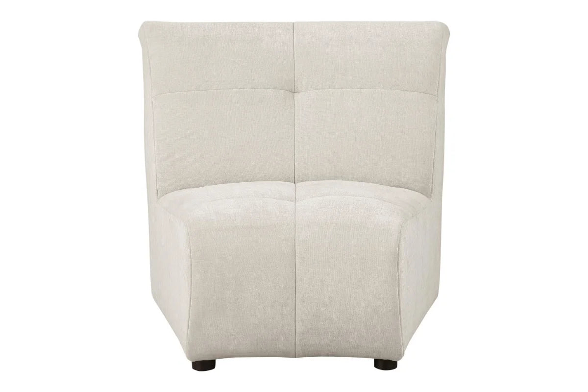 CHARLOTTE  UPHOLSTERED MODULAR SECTIONAL SOFA IVORY