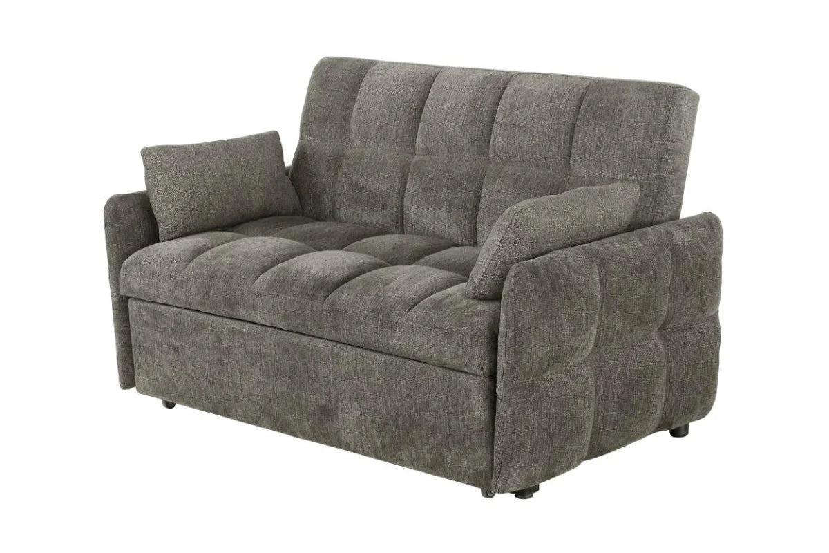 COTSWOLD UPHOLSTERED CONVERTIBLE SLEEPER SOFA BED DARK GREY