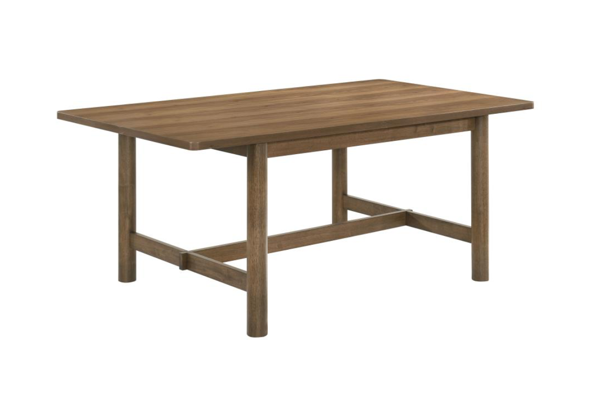 CRESTMORE 5-PIECE RECTANGULAR DINING TABLE SET WALNUT
