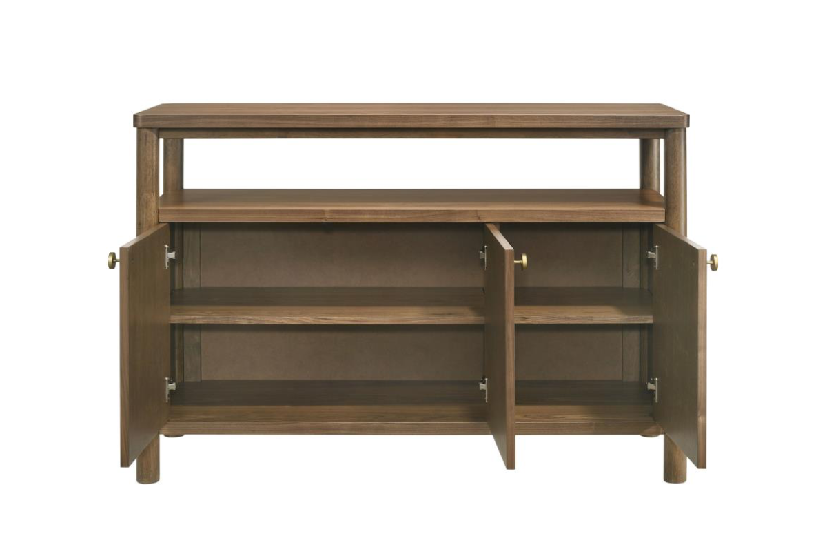 CRESTMORE 52-INCH DINING CABINET SIDEBOARD BUFFET WALNUT