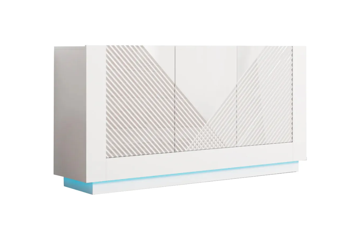 Colonia Buffet Sideboard B302-248 Doors White Lacquer UV