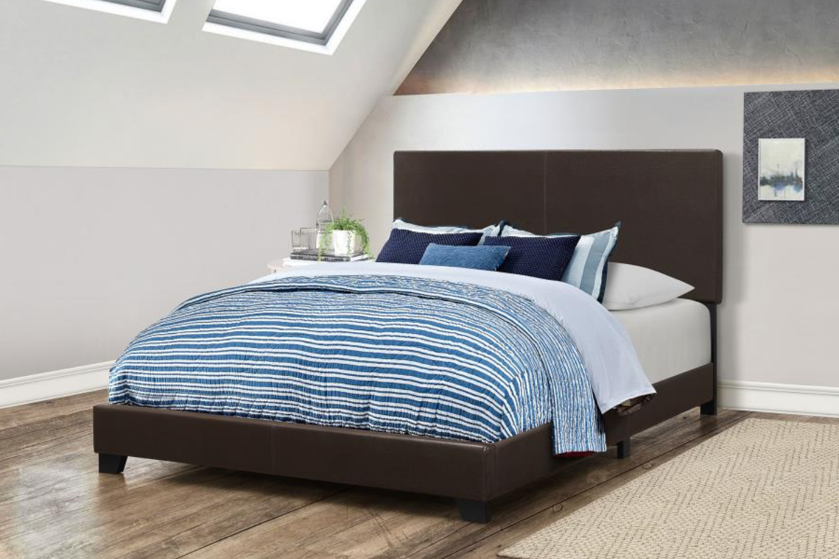 DORIAN  UPHOLSTERED  PANEL BED