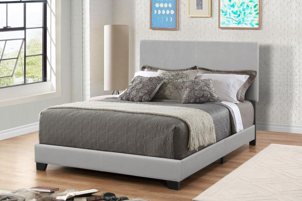 DORIAN  UPHOLSTERED  PANEL BED