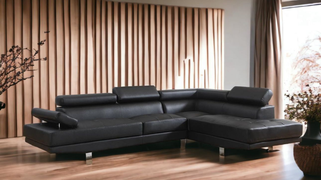 Coco Sectional Sofa - Black