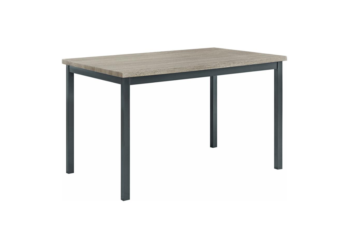 GARZA 5-PIECE RECTANGULAR DINING TABLE SET BLACK