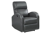 GRANT UPHOLSTERED POWER RECLINER CHAIR GREY