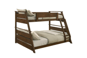 HOLDEN WOOD VENEER TWIN OVER FULL BUNK BED WALNUT