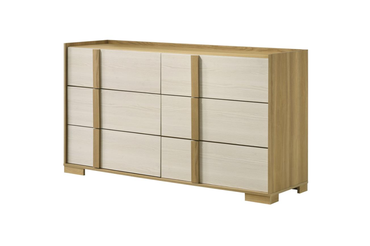 HYLAND 6-DRAWER DRESSER NATURAL