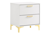 KENDALL 2-DRAWER NIGHTSTAND WHITE