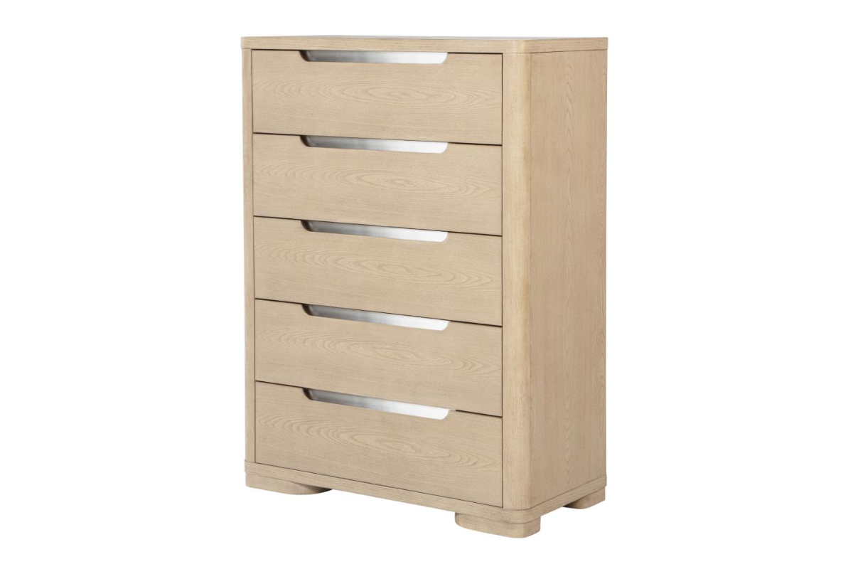 LADERA 5-DRAWER BEDROOM CHEST OF DRAWERS LIGHT ELM