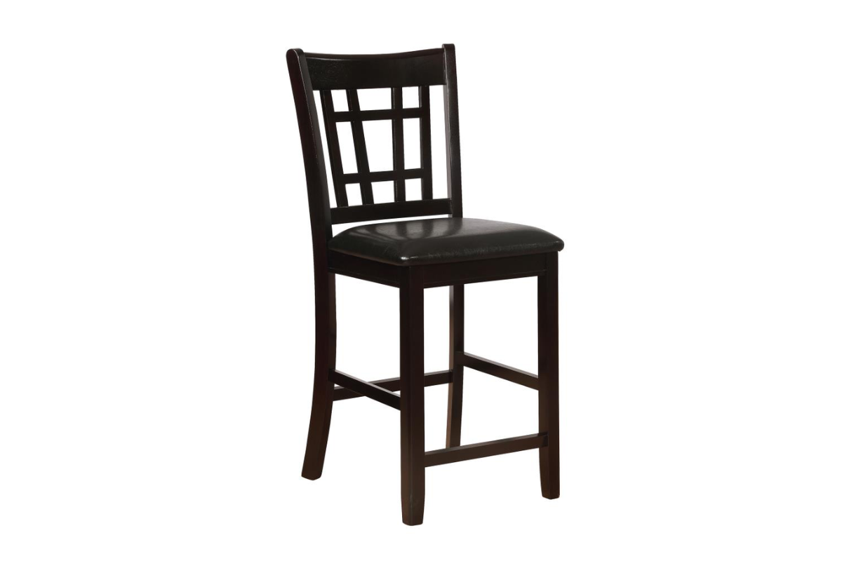 LAVON 5-PIECE OVAL COUNTER HEIGHT DINING SET ESPRESSO