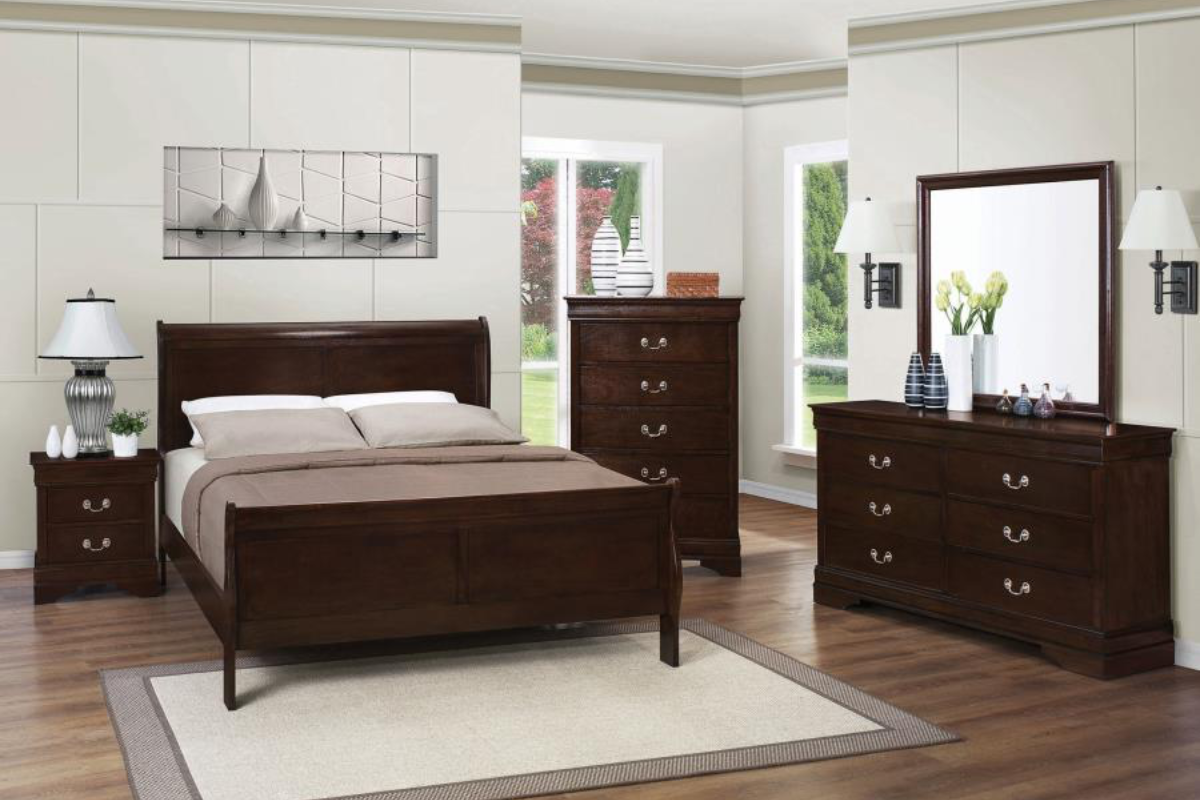 LOUIS PHILIPPE   BEDROOM SET CAPPUCCINO