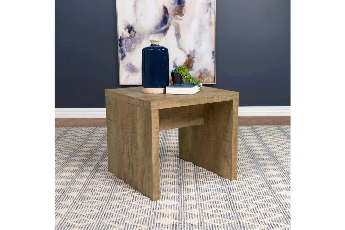 LYNETTE SQUARE ENGINEERED WOOD END TABLE MANGO
