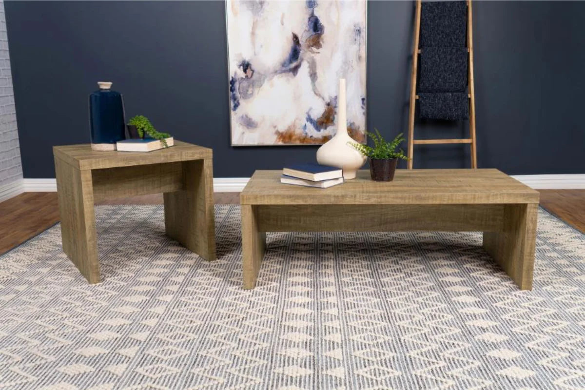 LYNETTE SQUARE ENGINEERED WOOD END TABLE MANGO