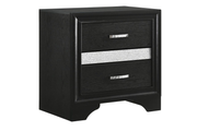 MIRANDA 3-DRAWER NIGHTSTAND BLACK