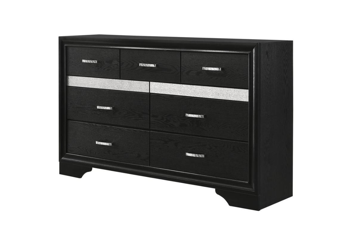 MIRANDA 9-DRAWER DRESSER BLACK