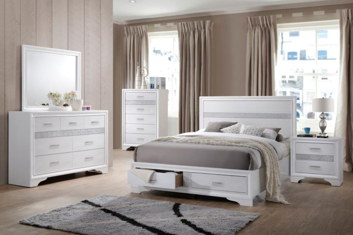 MIRANDA  BEDROOM SET WHITE