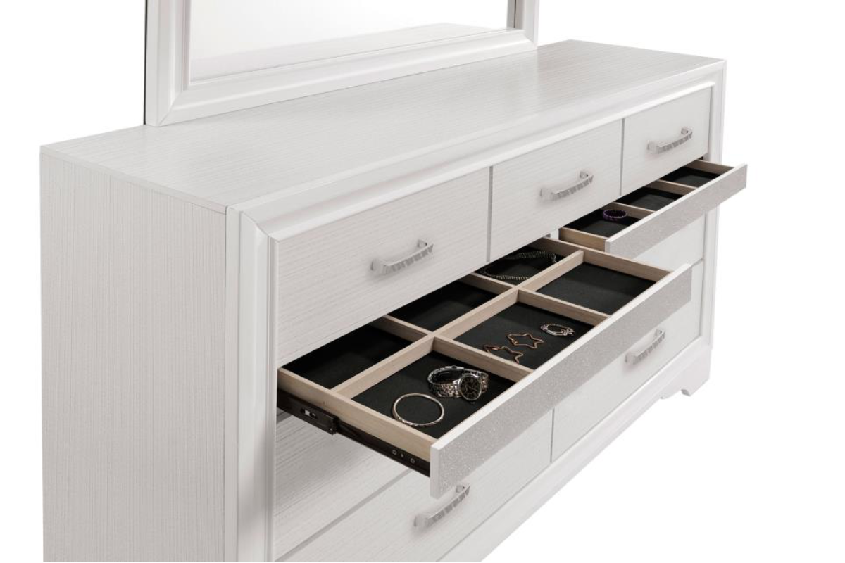 MIRANDA  BEDROOM SET WHITE