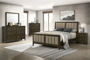 WILKES  BEDROOM SET DARK COCOA