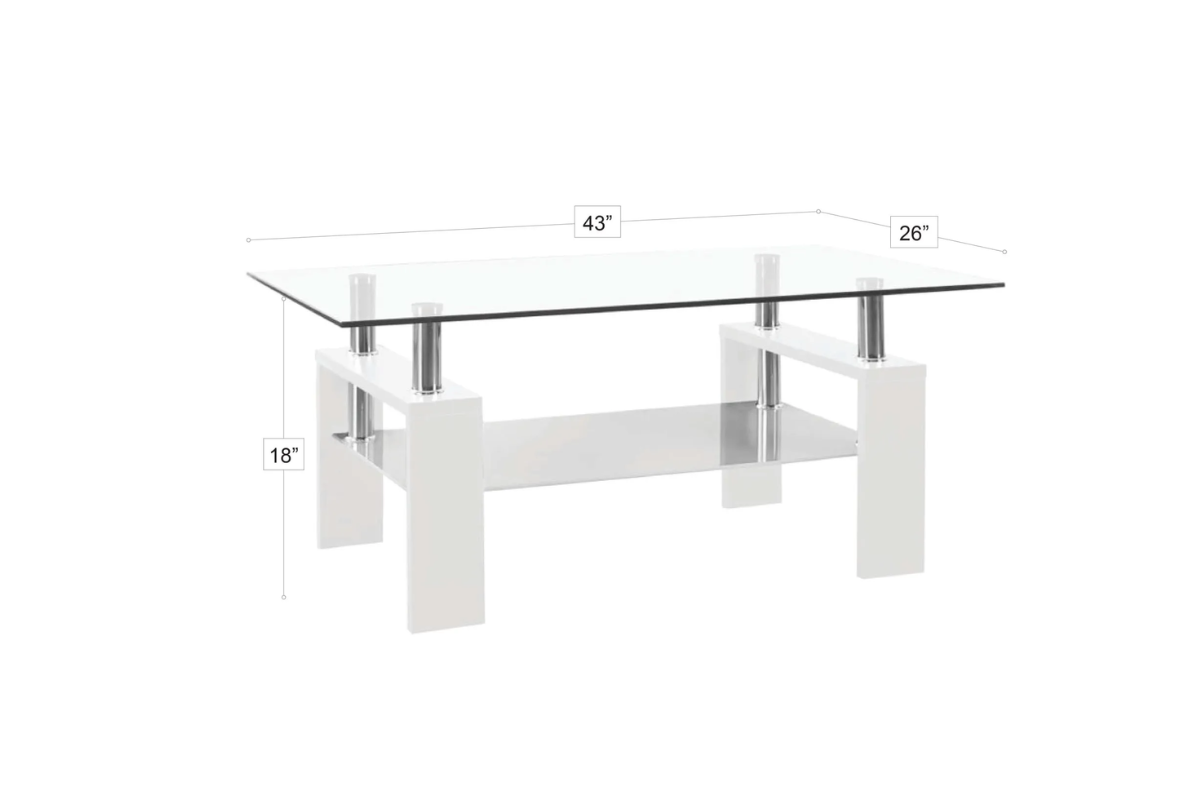 Norman Coffee Table White