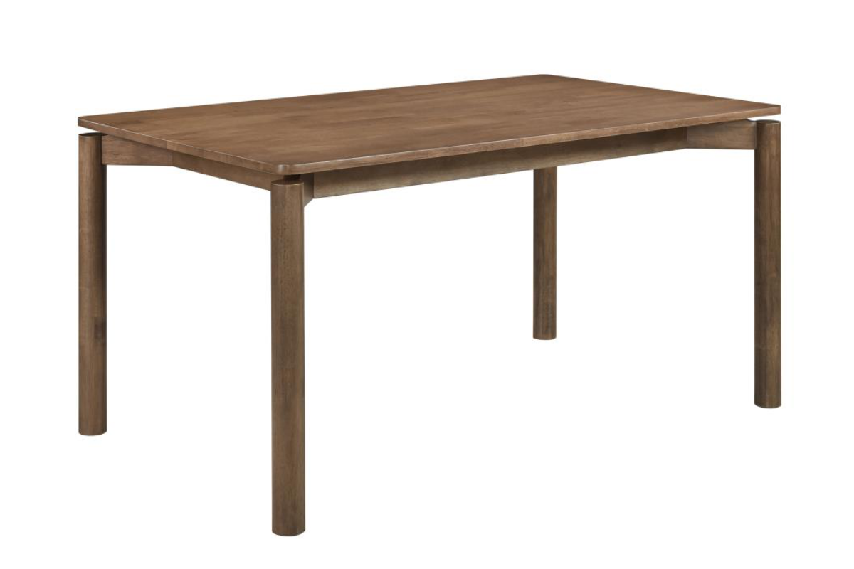 PARKRIDGE  5-PIECE 59-INCH WOOD DINING SET NATURAL WALNUT