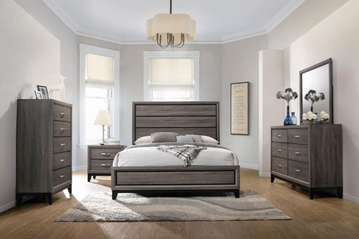 WATSON  BEDROOM SET GREY OAK