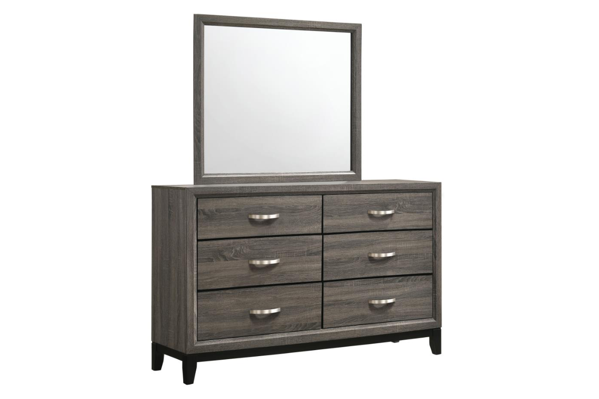 WATSON  BEDROOM SET GREY OAK