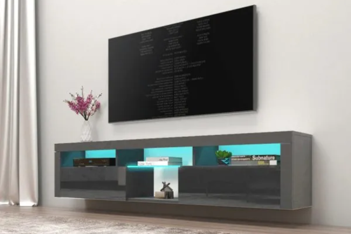 Floating TV Stand with LED