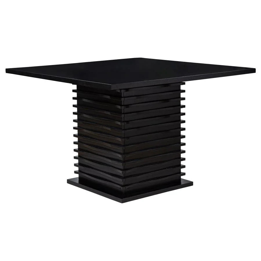 STANTON SQUARE 54-INCH COUNTER HEIGHT DINING TABLE BLACK
