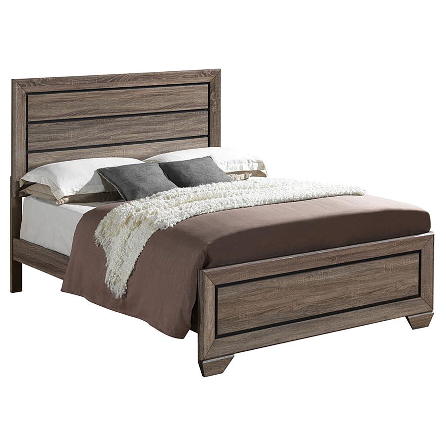 Kauffman  Queen Bedroom Set Washed Taupe