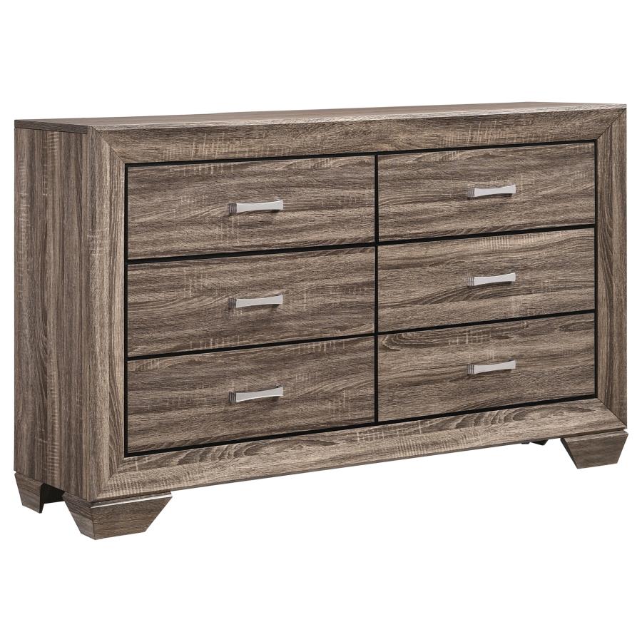 Kauffman  Queen Bedroom Set Washed Taupe