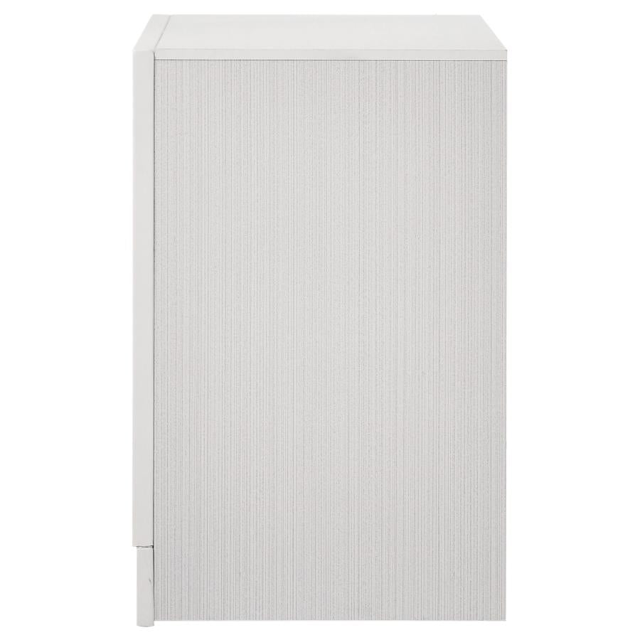 MIRANDA 3-DRAWER NIGHTSTAND WHITE