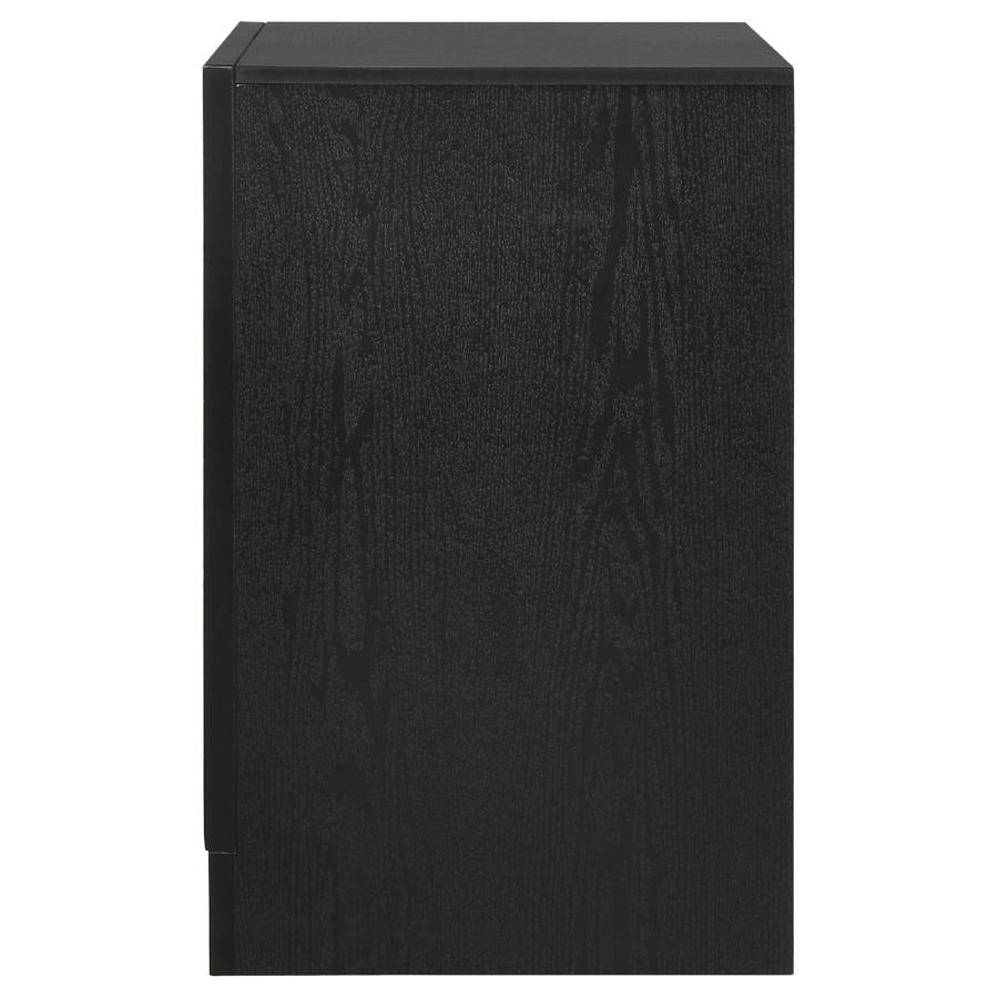MIRANDA 3-DRAWER NIGHTSTAND BLACK