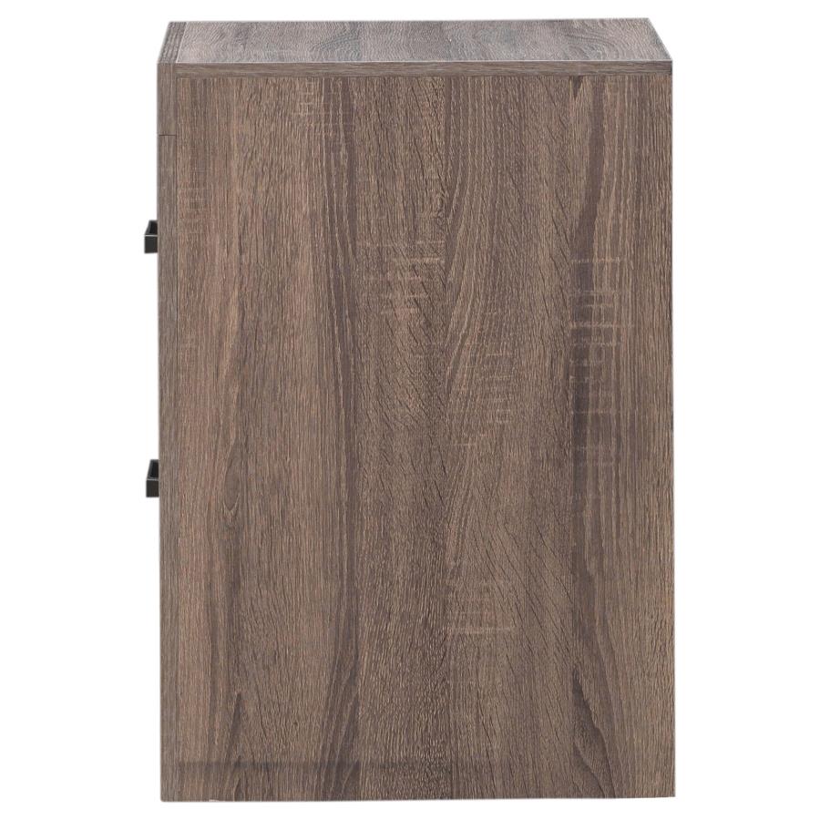 BRANTFORD 2-DRAWER NIGHTSTAND BARREL OAK