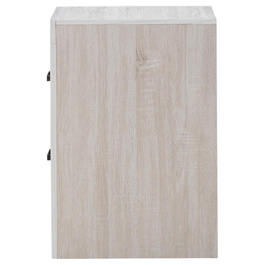 BRANTFORD 2-DRAWER NIGHTSTAND COASTAL WHITE