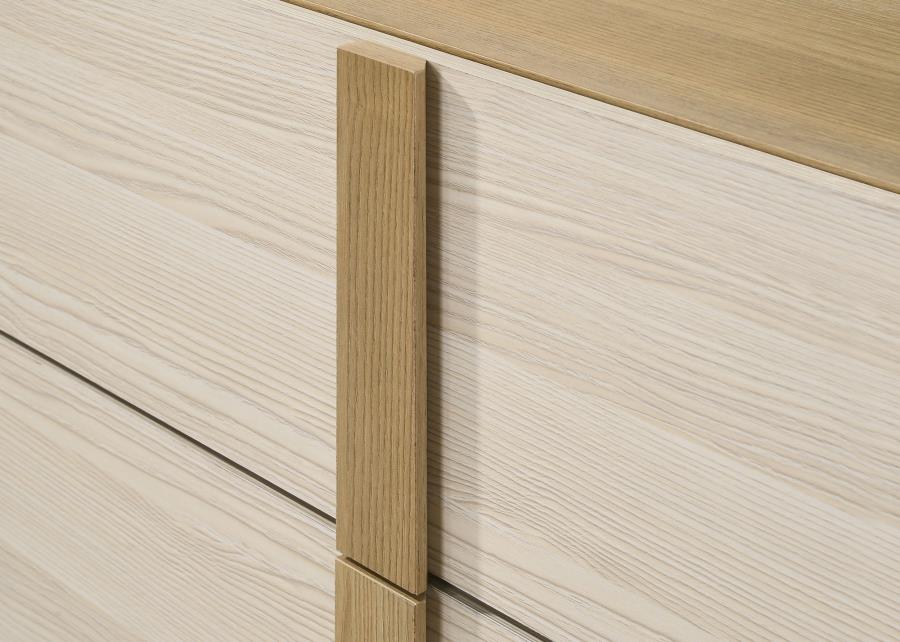 HYLAND 2-DRAWER NIGHTSTAND BEDSIDE TABLE NATURAL