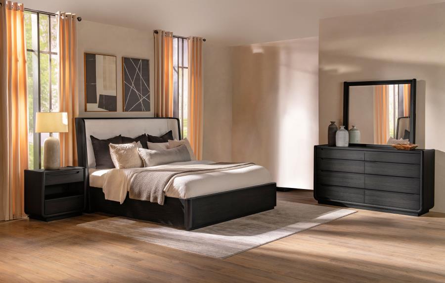 Leandro  Bedroom Set Burnished Black