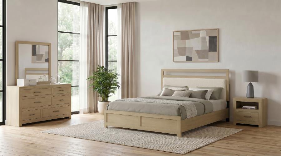 Hendricks 5-piece Queen Bedroom Set Light Oak