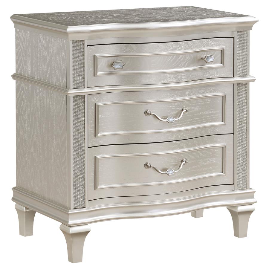 Evangeline  Queen Bedroom Set Silver Oak