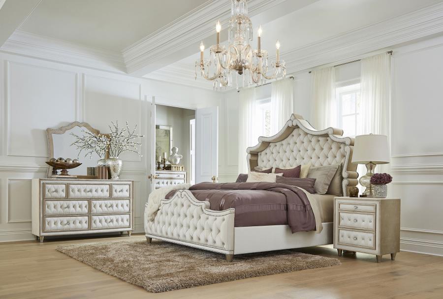 Antonella Queen Bedroom Set Ivory