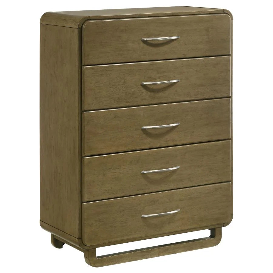 AMSBURY 5-PIECE QUEEN BEDROOM SET NUTMEG